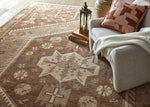 Camp Bowie Brown Hand-Knotted Wool Rug