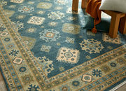 Rivers Green Hand-Knotted Wool Rug