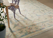 Peachtree Cream Hand-Knotted Wool Rug